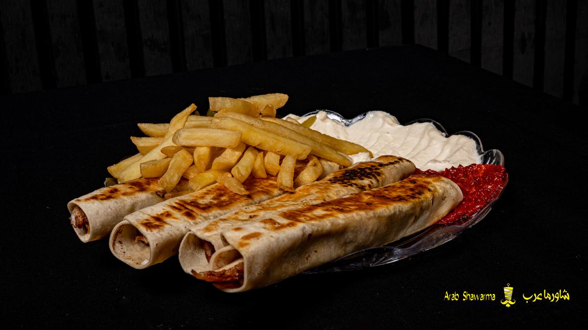 خراطيش شاورما دجاج صغير