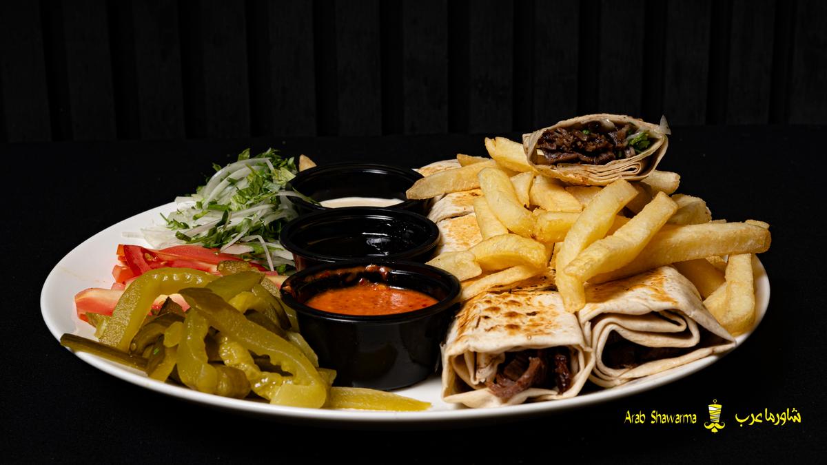 خراطيش شاورما لحم صغير